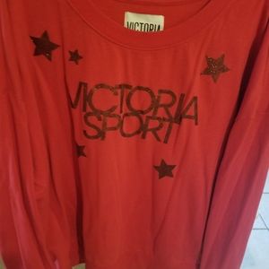 Bundle of 2 Victoria's Sport sweatshirts.